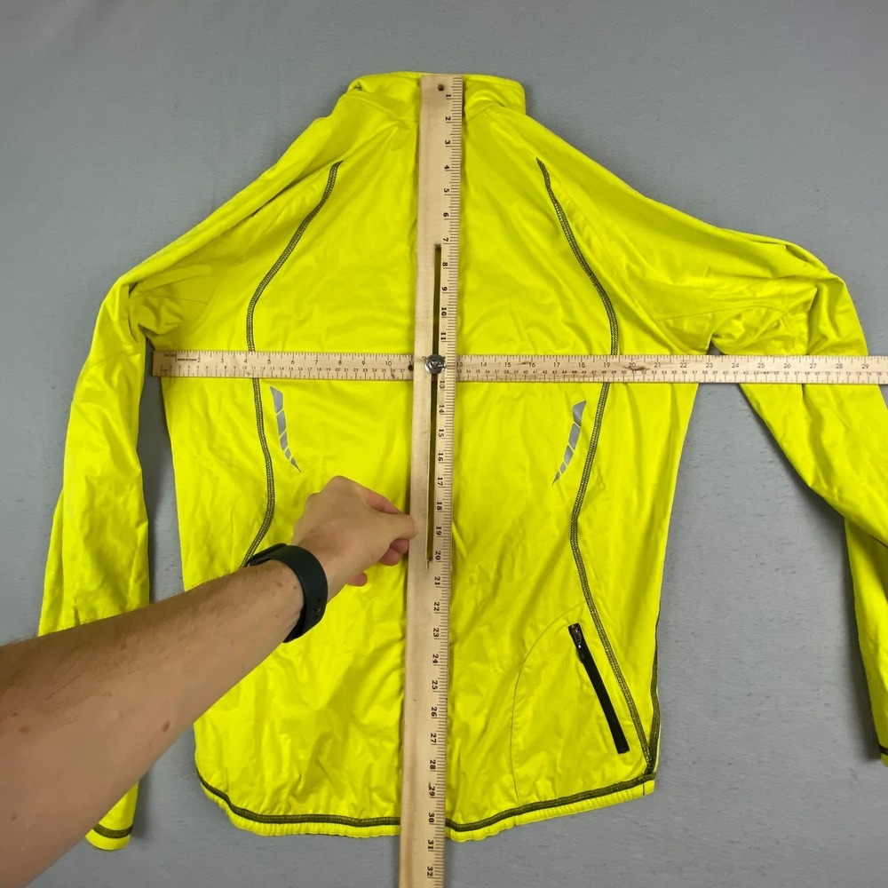 Pearl Izumi Elite reversible Jacket Mens L zip pocket softshell reflective - Picture 14 of 16